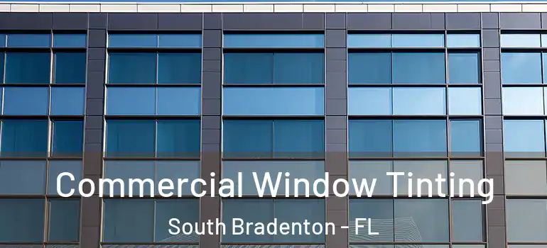 Commercial Window Tinting South Bradenton - FL