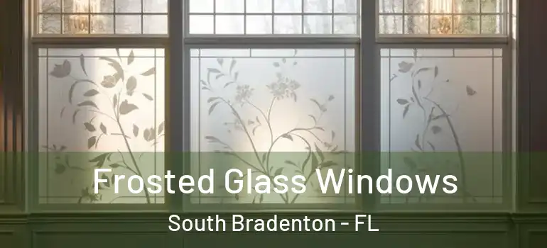 Frosted Glass Windows South Bradenton - FL