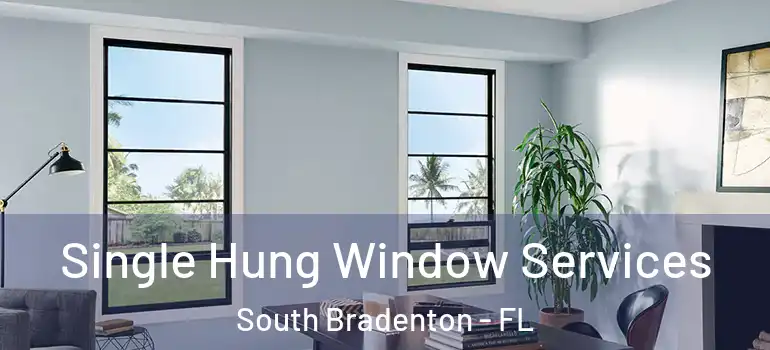 Single Hung Window Services South Bradenton - FL